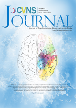 					View Vol. 2 No. 1 (2020): Journal of Cardiovascular, Neurovascular & Stroke
				