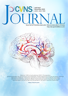 					View Vol. 2 No. 2 (2020): Journal of Cardiovascular, Neurovascular & Stroke
				