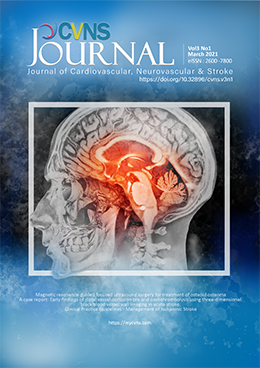 					View Vol. 3 No. 1 (2021): Journal of Cardiovascular, Neurovascular & Stroke
				